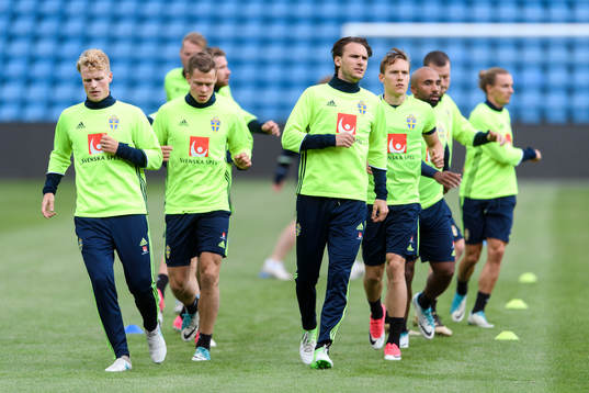 Oskar Hiljemark, Viktor Claesson, Albin Ekdal och Ludwig