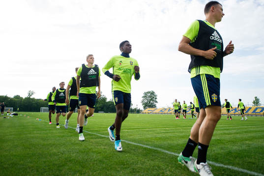 Melker Hallberg, Joel Asoro och Joakim Nilsson