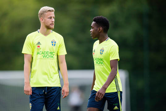 Filip Dagerstål och Joel Asoro