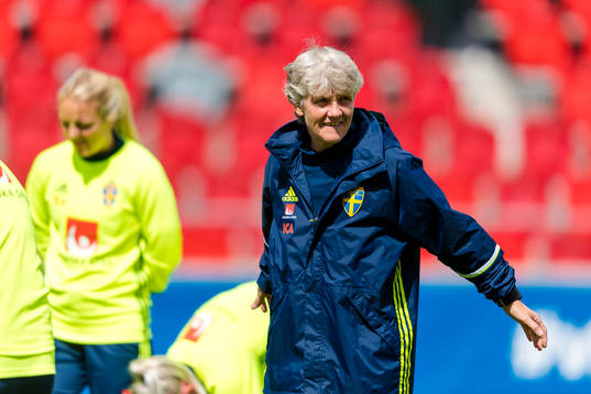 Sveriges förbundskapten Pia Sundhage