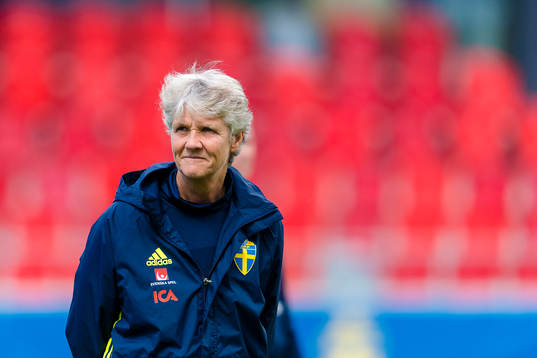 Sveriges förbundskapten Pia Sundhage