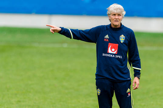 Sveriges förbundskapten Pia Sundhage