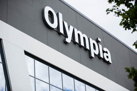 Exteriör över Olympia fotbollsarena i Helsingborg