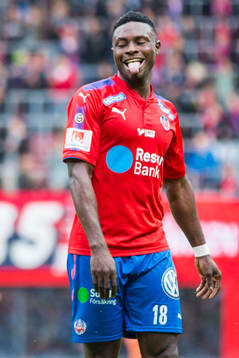 Helsingborgs Oke Akpoveta deppar