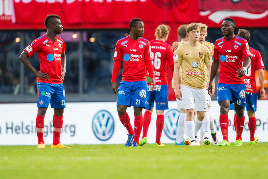 Helsingborgs spelare deppar