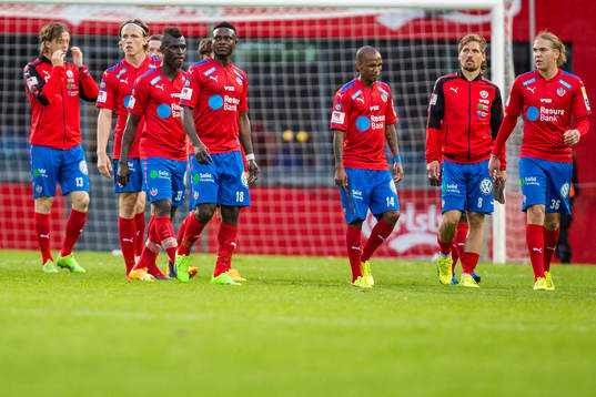 Helsingborgs spelare deppar