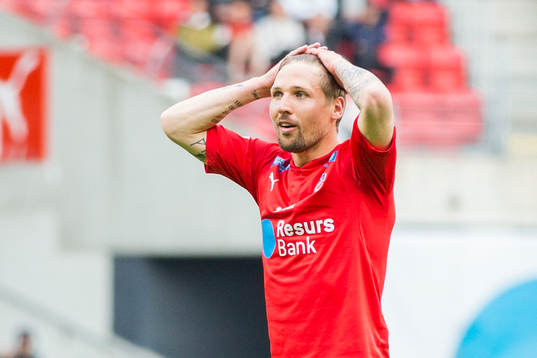 Helsingborgs Martin Christensen deppar