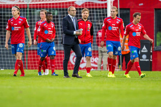 Helsingborgs spelare deppar