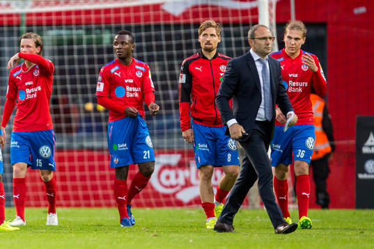 Helsingborgs spelare deppar