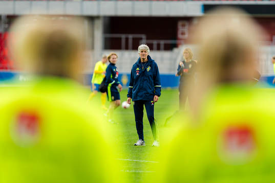 Sveriges förbundskapten Pia Sundhage