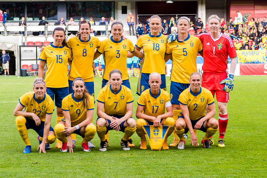 Jessica Samuelsson, Lotta Schelin, Linda Sembrant,