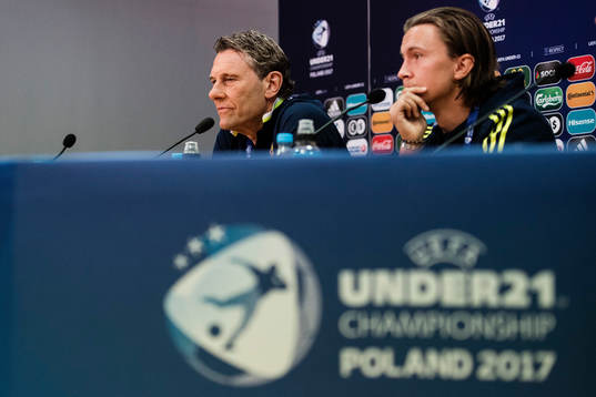 förbundskapten Håkan Ericson och Kristoffer Olsson deltar