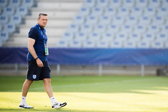 Englands förbundskapten Adrian Boothroyd