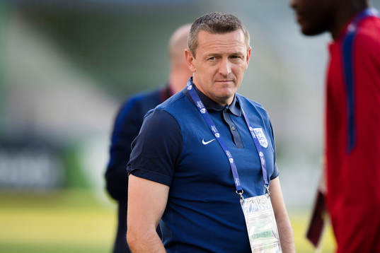 Englands förbundskapten Adrian Boothroyd