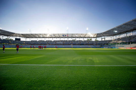 Englands spelare på Arena Kielce