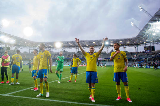 Sveriges Filip Dagerstål, Adam Lundqvist och Linus