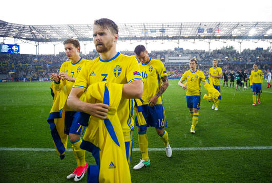 Sveriges Alexander Fransson, Jacob Une Larsson och Melker