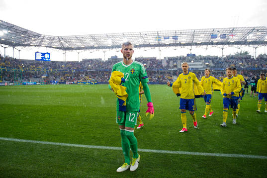 Sveriges målvakt Anton Cajtoft