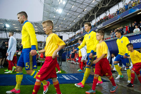Sveriges Alexander Fransson och Melker Hallberg