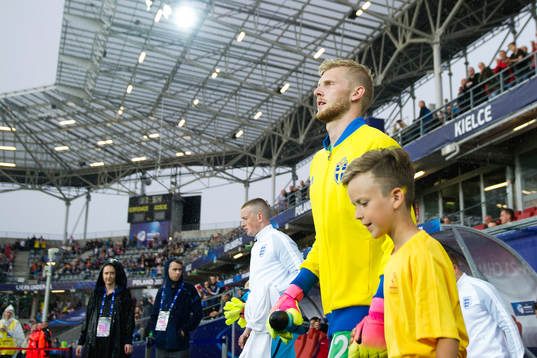 Sveriges målvakt Anton Cajtoft