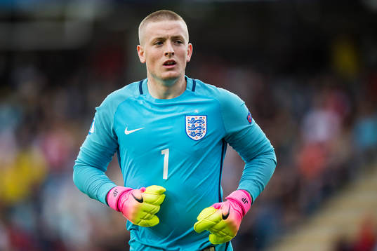 Englands målvakt Jordan Pickford