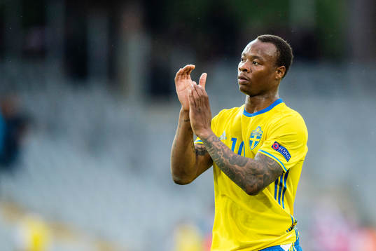 Sveriges Carlos Strandberg tackar publiken