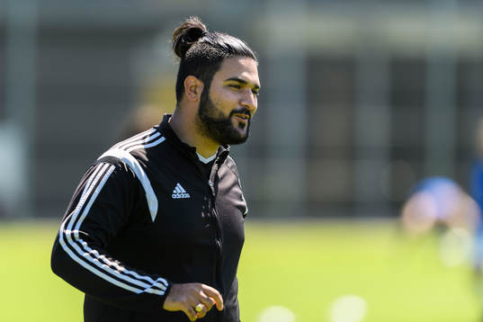 Eskilsminnes tränare Ashkan Esfandi