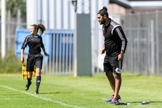 Eskilsminnes tränare Ashkan Esfandi