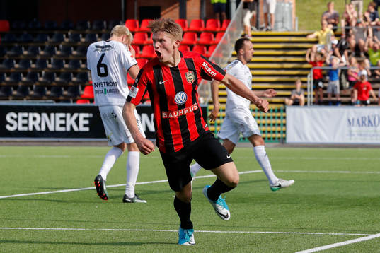 GAIS Sebastian Möller jublar