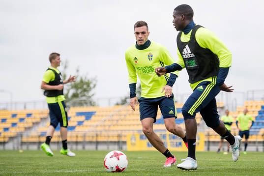 Egzon Binaku och Isak Ssewankambo