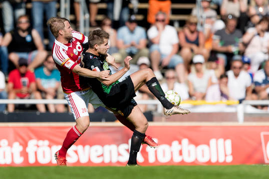 Degerfors Christoffer Wiktorsson och Varbergs Gabriel