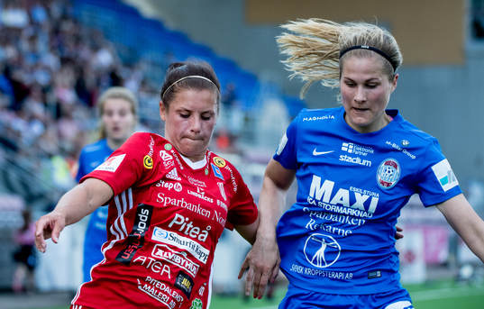 Piteås Hanna Pettersson och Eskilstunas Sarah Bergman