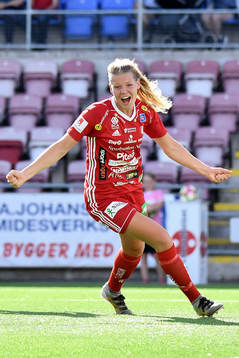 Piteås Nina Jakobsson jublar