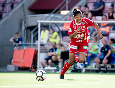 Piteås Madelen Janogy och Eskilstunas Petra Johansson