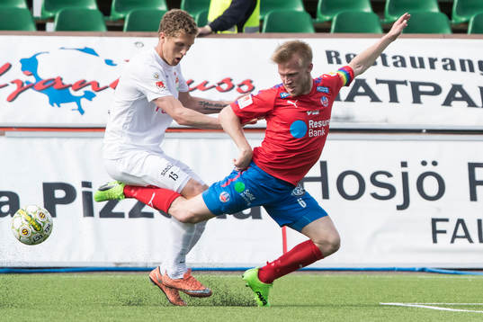 Dalkurds Alexander Ekblad och Helsingborgs Andreas Landgren