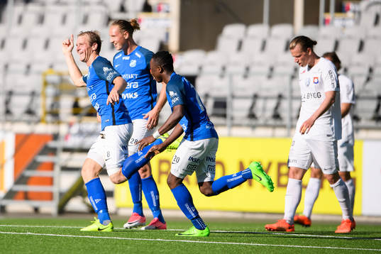 Norrbys Nicklas Savolainen jublar