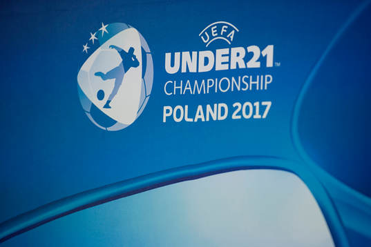 En logotyp för Uefa under-21 championship