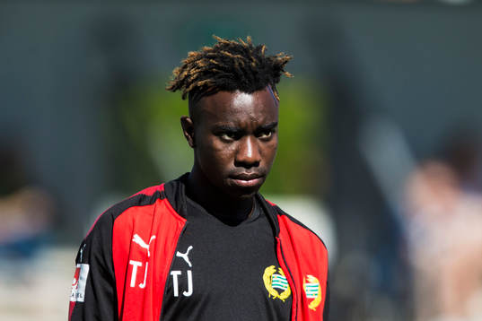 Hammarbys assisterande tränare Trevor Jones innan