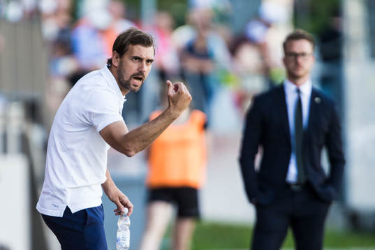 Djurgårdens tränare Joel Riddez