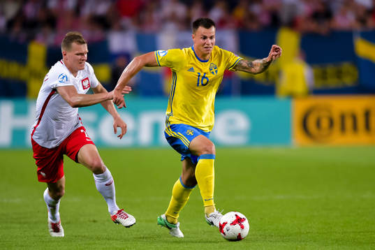 Sveriges Melker Hallberg och Polens Pawel Jaroszynski