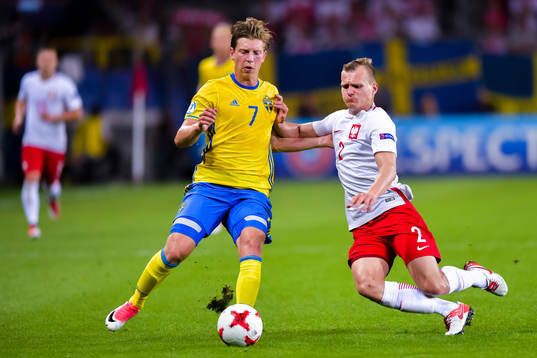 Sveriges Alexander Fransson och Polens Pawel Jaroszynski