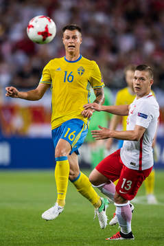 Sveriges Melker Hallberg och Polens Lukasz Moneta