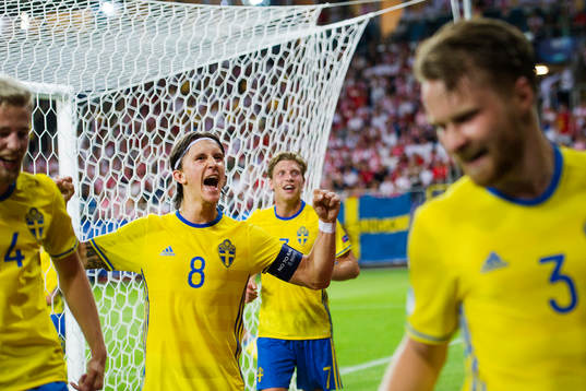 Sveriges Filip Dagerstål, Kristoffer Olsson och Alexander
