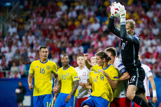 Sveriges Melker Hallberg, Carlos Strandberg och Pawel