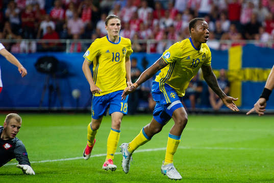 Sveriges Carlos Strandberg Carlos Strandberg jublar