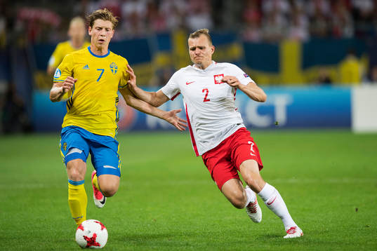 Sveriges Alexander Fransson och Polens Pawel Jaroszynski