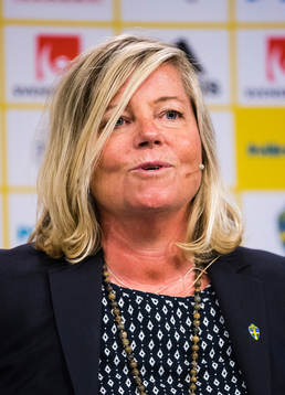 Marika Domanski Lyfors, landslagschef