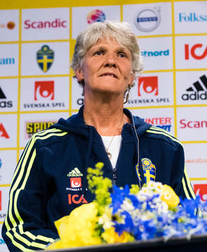 Förbundskapten Pia Sundhage