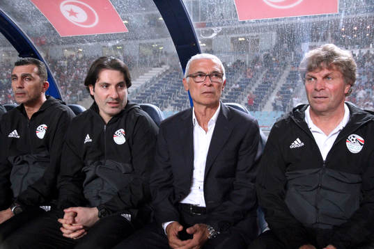 Hector Raul Cuper 2r and his Staff - DT Egypt National Team