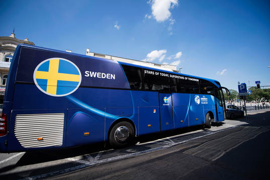 Den svenska spelarbussen
